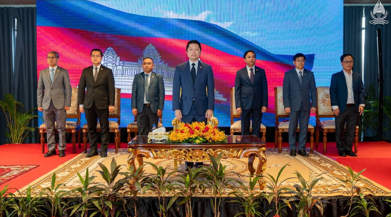 ឯកឧត្តម សុខ សូកេន រដ្ឋមន្រ្តីក្រសួងអធិការកិច្ច បានអញ្ជើញជាអធិបតីក្នុងពិធីបើកសិក្ខាសាលា ស្ដីពី ការរៀបចំសៀវភៅគោលការណ៍ណែនាំរួមស្ដីពីការគ្រប់គ្រងហិរញ្ញវត្ថុសាធារណៈ និងផ្សព្វផ្សាយអនុក្រឹត្យ ស្ដីពី ការរៀបចំនិងការប្រព្រឹត្តទៅរបស់ក្រសួងអធិការកិច្ច ដោយមានការអញ្ជើញចូលរួមពីឯកឧត្តម លោកជំទាវ ថ្នាក់ដឹកនាំ និងមន្ត្រីរាជការនៃក្រសួងអធិការកិច្ច តំណាងក្រសួងសេដ្ឋកិច្ច និងហិរញ្ញវត្ថុ តំណាងអង្គភាពថវិកាទាំងអស់ និងមន្ទីរអធិការកិច្ចរាជធានី-ខេត្ត នៅសណ្ឋាគារសាន់ & មូន រីវើសាយ។