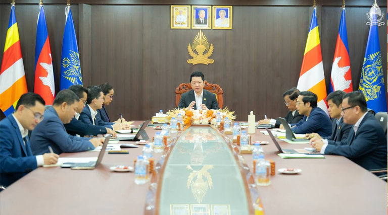 ឯកឧត្តម សុខ សូកេន រដ្ឋមន្ត្រីក្រសួងអធិការកិច្ច បានអញ្ជើញដឹកនាំកិច្ចប្រជុំជាមួយថ្នាក់ដឹកនាំ