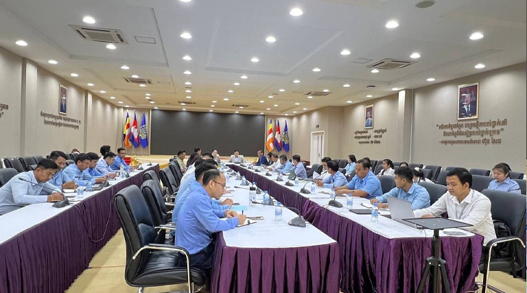 លោកជំទាវ វង់ មយូរា និងឯកឧត្តម ហេង ចាន់ឌី រដ្ឋលេខាធិការក្រសួងអធិការកិច្ច បានអញ្ជើញដឹកនាំកិច្ចប្រជុំណែនាំគណៈប្រតិភូអធិការកិច្ច