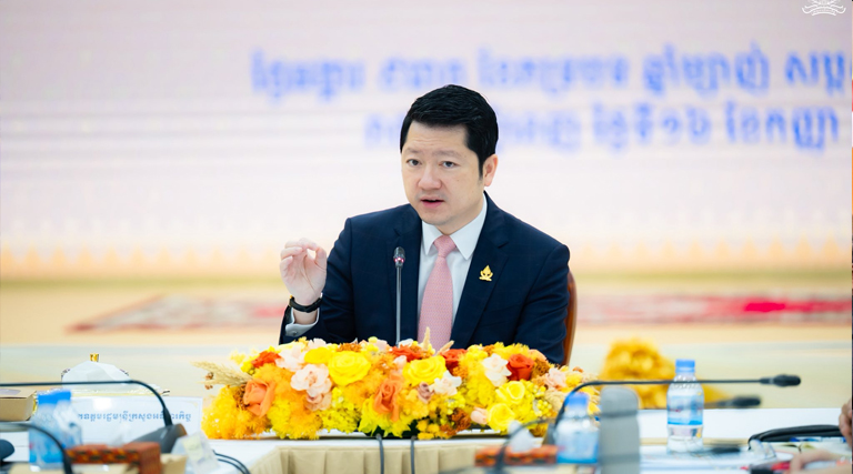 ឯកឧត្តម សុខ សូកេន រដ្ឋមន្រ្តីក្រសួងអធិការកិច្ច អញ្ជើញដឹកនាំកិច្ចប្រជុំប្រចាំសប្ដាហ៍