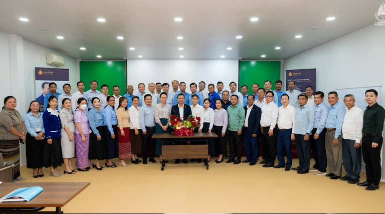 ឯកឧត្តមបណ្ឌិត ព្រហ្ម វិចិត្រសុភ័ណ្ឌ រដ្ឋលេខាធិការក្រសួងអធិការកិច្ច បានអញ្ជើញចូលរួមធ្វើជាគ្រូឧទ្ទេសក្នុងវគ្គបណ្ដុះបណ្ដាលស្ដីពី “ការបង្កើនប្រសិទ្ធភាពរបស់ក្រុមការងារអធិការកិច្ច និងការបណ្ដុះបណ្ដាលធនធានយុវជន”