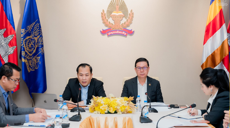 ឯកឧត្តម ស៊ឹម ស៊ូយុង និងឯកឧត្តម ហេង លឹមទ្រី រដ្ឋលេខាធិការក្រសួងអធិការកិច្ច បានអញ្ជើញដឹកនាំប្រជុំបូកសរុបលទ្ធផលការងារប្រចាំខែកុម្ភៈ និងលើកទិសដៅការងារប្រចាំខែមីនា