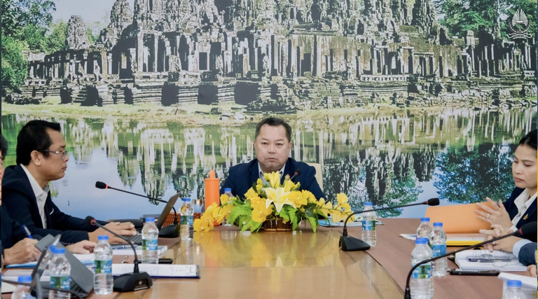ឯកឧត្តម អ៊ុន វ៉ាល់ឡឺរ៉ូ រដ្ឋលេខាធិការក្រសួងអធិការកិច្ច បានអញ្ជើញដឹកនាំកិច្ចប្រជុំស្ដីពីវឌ្ឍនភាពនៃការដោះស្រាយបណ្តឹងរបស់គណៈប្រតិភូអង្កេតស្រាវជ្រាវនិងដោះស្រាយបណ្ដឹង