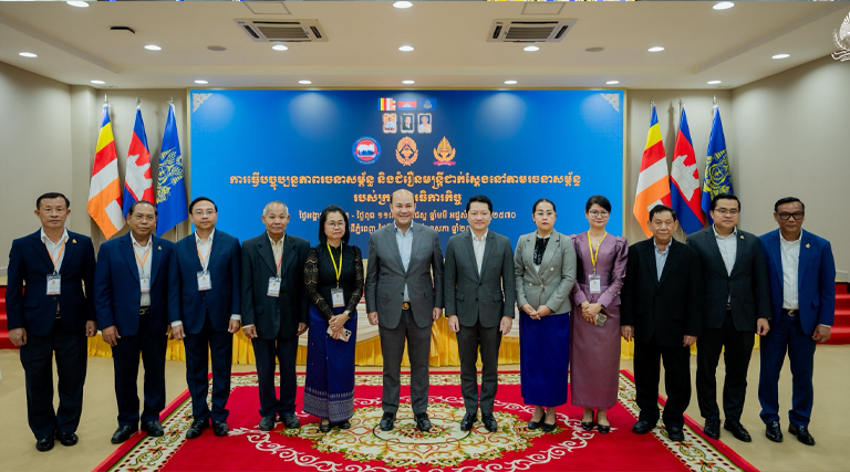 ឯកឧត្តម សុខ សូកេន រដ្ឋមន្ត្រីក្រសួងអធិការកិច្ច បានអញ្ជើញទទួលស្វាគមន៍ និងអម ឯកឧត្តម ហ៊ុន ម៉ានី ឧបនាយករដ្ឋមន្ត្រី រដ្ឋមន្ត្រីក្រសួងមុខងារសាធារណៈ ចុះពិនិត្យសកម្មភាពជំរឿនមន្ត្រីជាក់ស្តែងនៅតាមរចនាសម្ព័ន្ធរបស់អង្គភាពនានាក្រោមឱវាទក្រសួងអធិការកិច្ច នៅទីស្តីការក្រសួង។