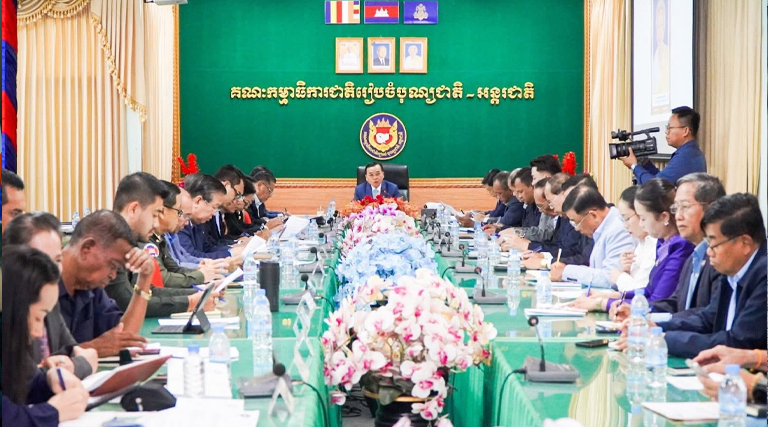 លោកជំទាវ សុភ័គ្គ ថាវី រដ្ឋលេខាធិការក្រសួងអធិការកិច្ច បានអញ្ជើញចូលរួមកិច្ចប្រជុំ ក្រោមអធិបតីភាព ឯកឧត្តម ឈិន កេតនា ឧបនាយករដ្ឋមន្រ្តី អនុប្រធានអចិន្ត្រៃយ៍ និងជាអគ្គលេខាធិការគណៈកម្មាធិការជាតិរៀបចំបុណ្យជាតិអន្តរជាតិ