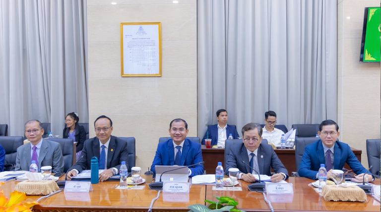 ឯកឧត្តម ហេង ចាន់ឌី រដ្ឋលេខាធិការក្រសួងអធិការកិច្ច និងជាសមាជិកគណៈកម្មាធិការដឹកនាំការកែទម្រង់ច្បាប់