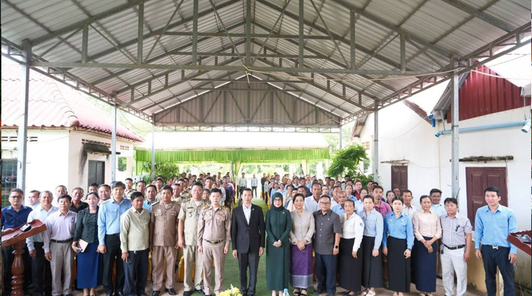 ឯកឧត្តម ចាន់ កុលបុត្រ រដ្ឋលេខាធិការ បានអញ្ជើញដឹកនាំគណៈប្រតិភូក្រសួងអធិការកិច្ច ចុះធ្វើវេទិកាសាធារណៈនៅ ឃុំសៀមបូក ស្រុកសៀមបូក ខេត្តស្ទឹងត្រែង