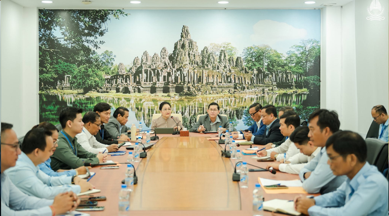 លោកជំទាវ វង់ មយូរា និងឯកឧត្តម ហេង ចាន់ឌី រដ្ឋលេខាធិការក្រសួងអធិការកិច្ច បានអញ្ជើញដឹកនាំកិច្ចប្រជុំដើម្បីពង្រឹងប្រសិទ្ធភាពនៃការចុះធ្វើអធិការកិច្ចតាមបណ្ដាក្រសួង ស្ថាប័នរបស់គណៈប្រតិភូ