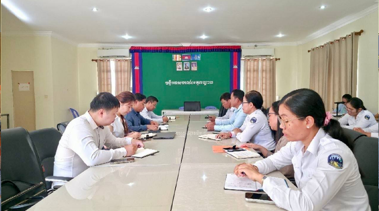 កិច្ចសហការចុះធ្វើអធិការកិច្ចនិងតាមដានការអនុវត្តច្បាប់នៅតាមបណ្តាមន្ទីរជំនាញក្នុងខេត្តកណ្តាល