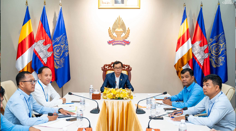 ឯកឧត្តម កែវ គង់ អនុរដ្ឋលេខាធិការក្រសួងអធិការកិច្ច បានអញ្ជើញដឹកនាំកិច្ចប្រជុំដើម្បីពង្រឹងប្រសិទ្ធភាពការងារនៃការចុះធ្វើអធិការកិច្ចរបស់គណៈប្រតិភូ នៅតាមក្រសួង ស្ថាប័ន