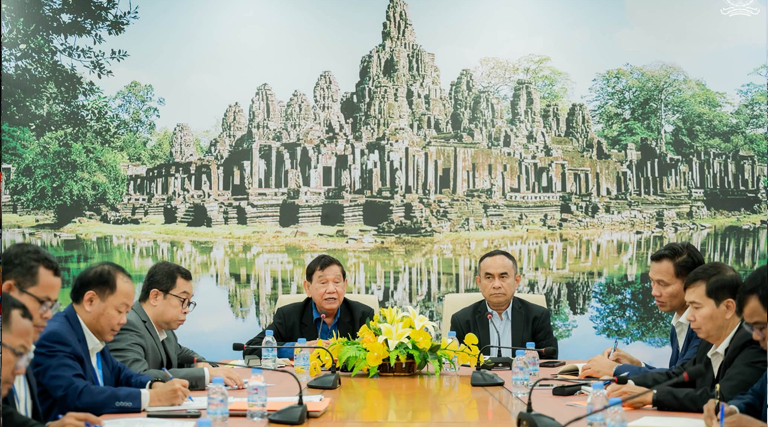 ឯកឧត្តម ឆេង សារឿន និងឯកឧត្តម ចាប សុថារិទ្ធ រដ្ឋលេខាធិការក្រសួងអធិការកិច្ច បានអញ្ជើញដឹកនាំកិច្ចប្រជុំដើម្បីពង្រឹងប្រសិទ្ធភាពការងារនៃការចុះធ្វើអធិការកិច្ចរបស់គណៈប្រតិភូអធិការកិច្ចលើវិស័យសង្គមកិច្ច