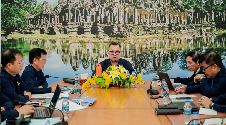 ឯកឧត្តម អ៊ុន វ៉ាល់ឡឺរ៉ូ រដ្ឋលេខាធិការក្រសួងអធិការកិច្ច បានអញ្ជើញដឹកនាំកិច្ចប្រជុំពិនិត្យនិងវាយតម្លៃលើវឌ្ឍនភាពនិងលទ្ធផល នៃការដោះស្រាយបណ្តឹងរបស់គណៈប្រតិភូអង្កេតស្រាវជ្រាវនិងដោះស្រាយបណ្ដឹង
