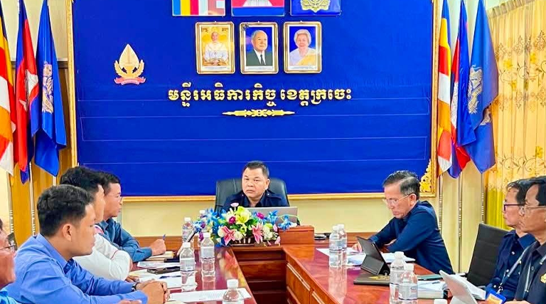 ឯកឧត្តមបណ្ឌិត ព្រហ្ម វិចិត្រសុភ័ណ្ឌ រដ្ឋលេខាធិការ និងជាប្រធានគណៈប្រតិភូក្រសួងអធិការកិច្ច អញ្ជើញដឹកនាំកិច្ចប្រជុំដើម្បីដោះស្រាយបណ្តឹងស្នើសុំអន្តរាគមន៍របស់ប្រជាពលរដ្ឋ