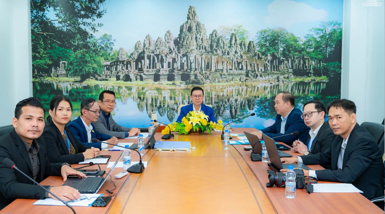 ឯកឧត្តម ហេង លឹមទ្រី រដ្ឋលេខាធិការក្រសួងអធិការកិច្ច អញ្ជើញដឹកនាំកិច្ចប្រជុំដើម្បីពង្រឹងប្រសិទ្ធភាពការងារនៃការដោះស្រាយបណ្ដឹងរបស់ប្រតិភូក្រសួង