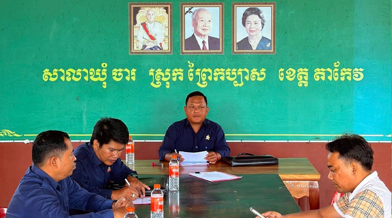 ការចុះតាមដានការអនុវត្តវិធានការលើអង្គភាពរងអធិការកិច្ចរបស់មន្ទីរអធិការកិច្ចខេត្តតាកែវ
