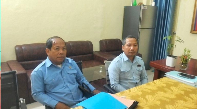 កិច្ចពិភាក្សាការងារជាមួយអាជ្ញាធរស្រុកពាក់ព័ន្ធនឹងករណីពាក្យបណ្តឹងរបស់មន្ទីរអធិការកិច្ចខេត្តបាត់ដំបង