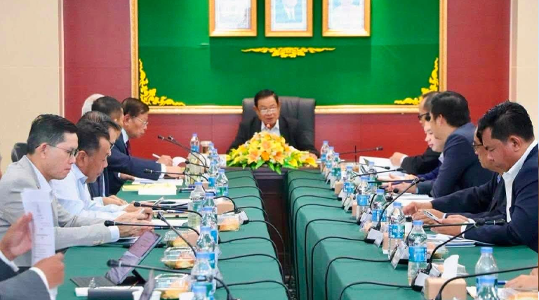 ឯកឧត្តម ហេង ចាន់ឌី រដ្ឋលេខាធិការក្រសួងអធិការកិច្ច អញ្ជើញចូលរួមកិច្ចប្រជុំអន្តរក្រសួង