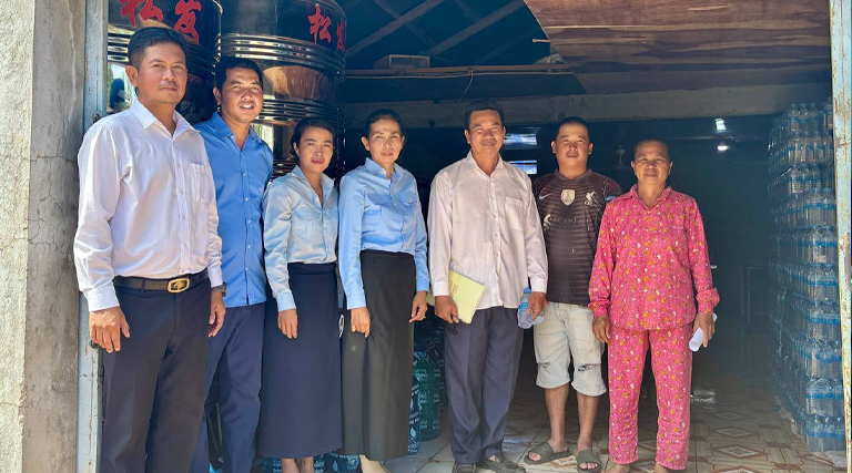 ការចុះតាមដានការអនុវត្តច្បាប់លើវិស័យឧស្សាហកម្មនិងសិប្បកម្មមួយចំនួនរបស់មន្ទីរអធិការកិច្ចខេត្តកែប