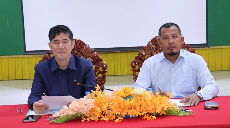 កិច្ចប្រជុំតាមដានការអនុវត្តច្បាប់នៅរដ្ឋបាលឃុំក្នុងស្រុកពញាឮរបស់មន្ទីរអធិការកិច្ចខេត្តកណ្តាល