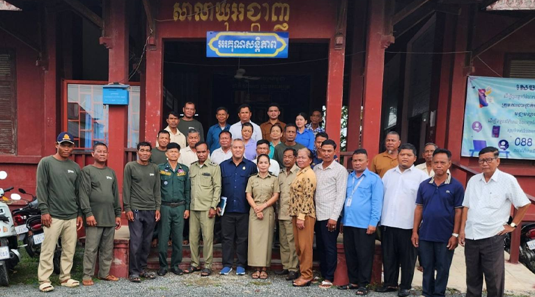 ពិធីផ្សព្វផ្សាយច្បាប់ស្តីពីការបង្ក្រាបល្បែងស៊ីសងនិងការត្រួតពិនិត្យគ្រឿងញៀនរបស់មន្ទីរអធិការកិច្ចខេត្តតាកែវ