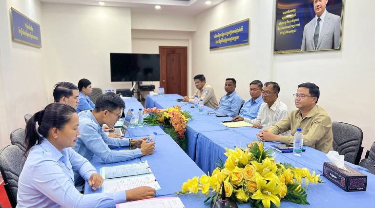 កិច្ចប្រជុំស្តាប់ការបំភ្លឺលើករណីពាក្យបណ្តឹងដីធ្លីរបស់មន្ទីរអធិការកិច្ចខេត្តកណ្តាល
