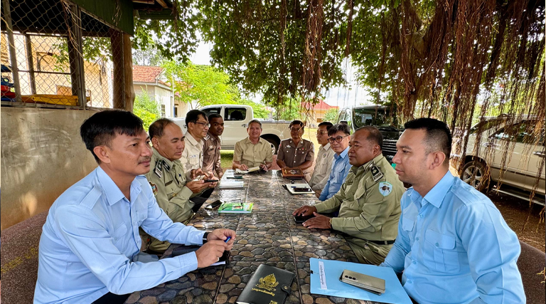 សកម្មភាពចុះតាមដានការអនុវត្តច្បាប់ស្តីពីព្រៃឈើរបស់មន្ទីរអធិការកិច្ចខេត្តសៀមរាប