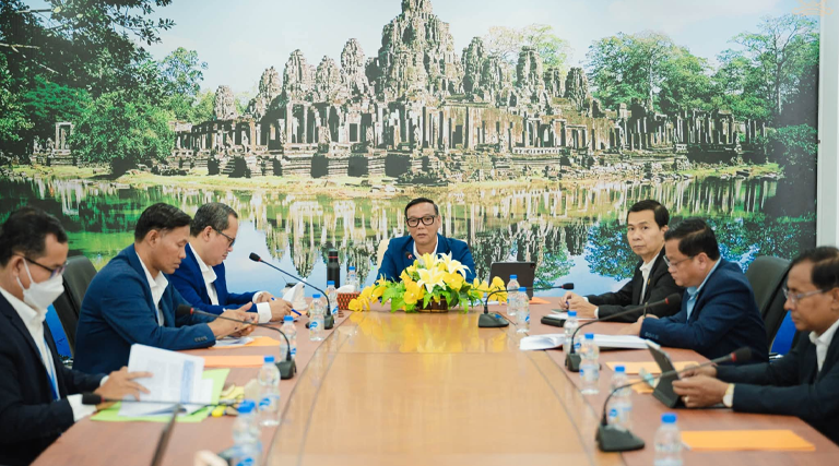 ឯកឧត្តម អួន ម៉េងឈាន់ អគ្គនាយក នៃអគ្គនាយកដ្ឋានអធិការកិច្ច បានអញ្ជើញដឹកនាំកិច្ចប្រជុំ ដើម្បីបន្តពិភាក្សាលេីសេចក្តីព្រាងផែនការសកម្មភាពអធិការកិច្ច និងតាមដានការអនុវត្តច្បាប់
