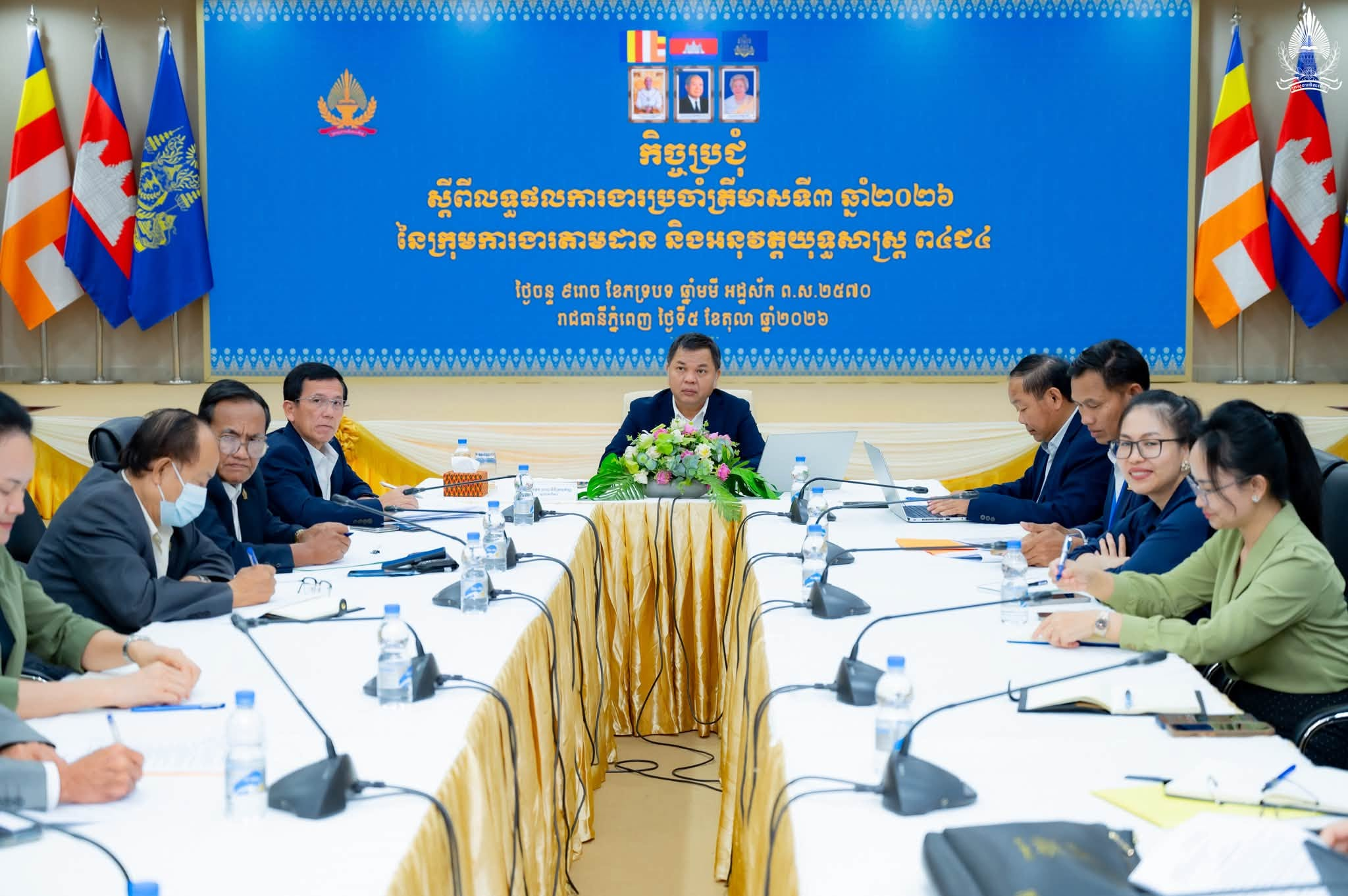 ឯកឧត្តមបណ្ឌិត ព្រហ្ម វិចិត្រសុភ័ណ្ឌ រដ្ឋលេខាធិការ និងជាប្រធានលេខាធិការដ្ឋាន នៃក្រុមការងារតាមដាន និងត្រួតពិនិត្យការអនុវត្តយុទ្ធសាស្រ្ត ព៤ជ៤